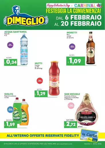 DAL 6 FEBBRAIO AL 20 FEBBRAIO