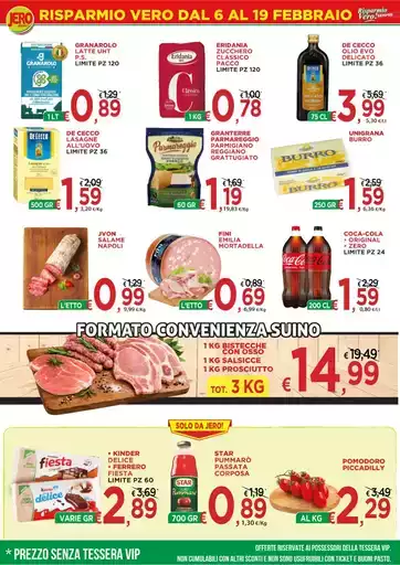 Risparmio vero dal 6 al 19 febbraio