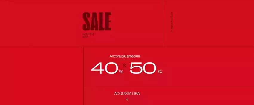 Ancora piu articoli al 40% & 50%