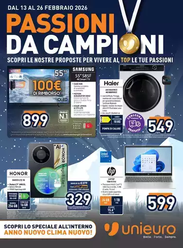 Passioni da campioni da Unieuro