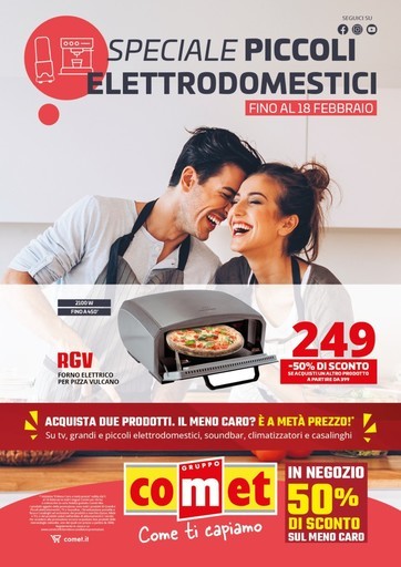 Speciale piccoli elettrodomestici da Comet!