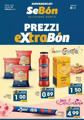 Prezzi extrabon