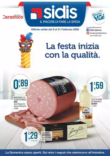 La festa inizia con la qualità.