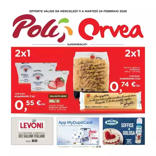 OFFERTE VALIDE DA MERCOLEDÌ 11 A MARTEDÌ 24 FEBBRAIO 2026