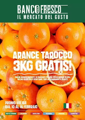 Arance tarocco 3kg gratis