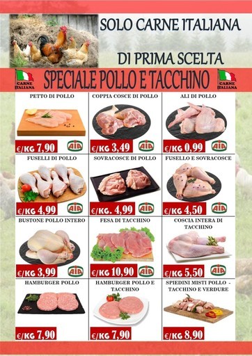 Speciale pollo e tacchino Speciale pollo e tacchino