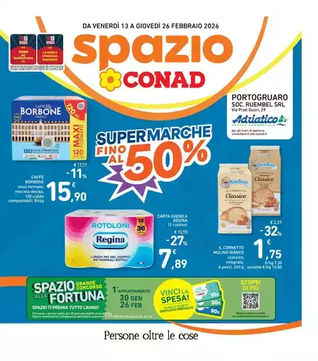Super marche fino al 50%