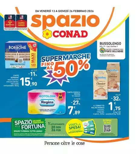 Super marche fino al 50%