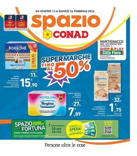 Super marche fino al 50%