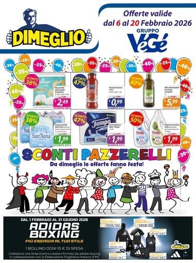 Offerte valide dal 6 al 20 febbraio 2026