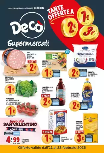 Tante offerte a 1 euro 2 euro 3 euro