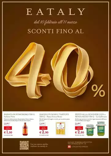 SCONTI FINO AL 40%
