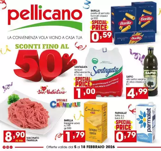 Sconti fino al 50%