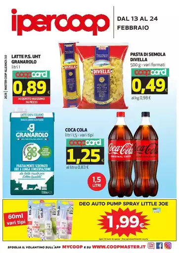 dal 13 al 24 febbraio