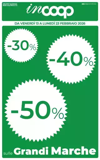 DA VENERDÌ 13 A LUNEDÌ 23 FEBBRAIO 2026