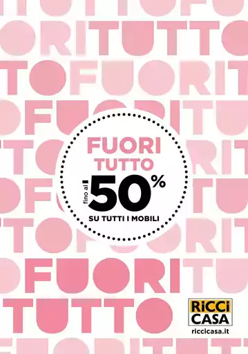 Fuori tutto fino al 50%