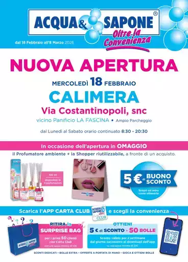 Nuova apertura Nuova apertura