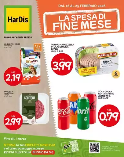 La spesa di fine mese