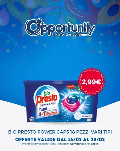 Offerte valide dal 16/02 al 28/02