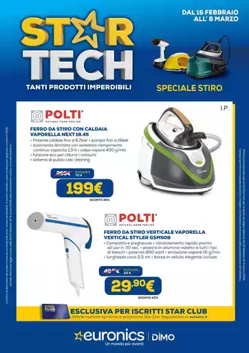SPECIALE STIRO - TANTI PRODOTTI IMPERDIBILI