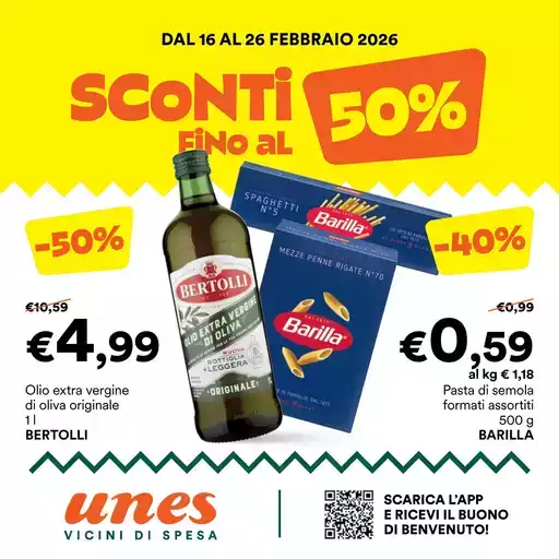 Sconti fino al 50%