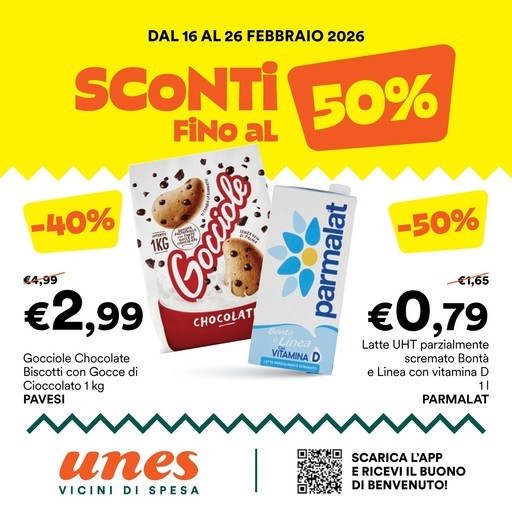 Sconti fino al 50%