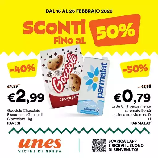 Sconti fino al 50%