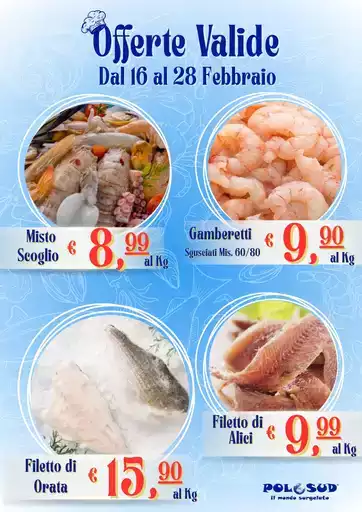 Offerte valide dal 16 al 28 febbraio