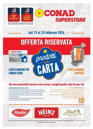 PRODOTTI ALLA CARTA
