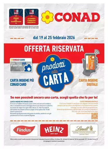PRODOTTI ALLA CARTA