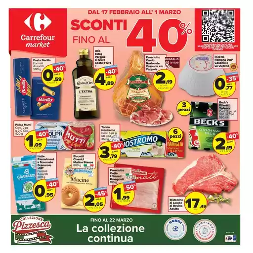 Sconti fino al 40%