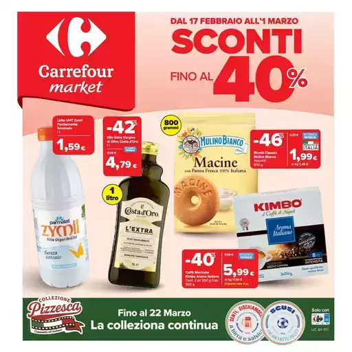 Sconti fino al 40%
