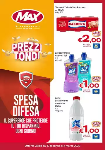 Prezzi tondi Prezzi tondi