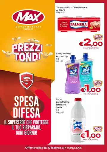 Prezzi tondi