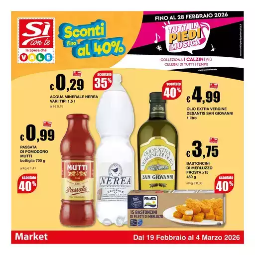 Sconti fino al 40%