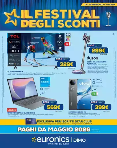 IL FESTIVAL DEGLI SCONTI