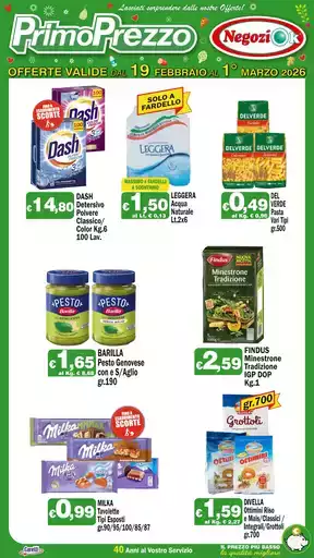 Offerte valide dal 19 febbraio al 1 marzo
