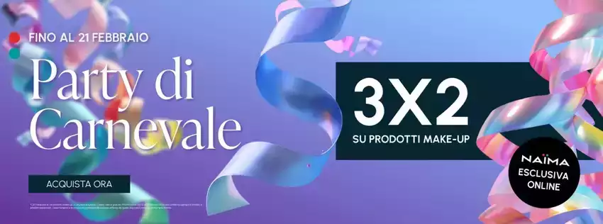 3x2 su prodotti make-up 3x2 su prodotti make-up