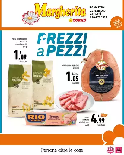 Prezzi a pezzi Prezzi a pezzi