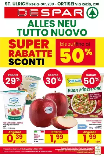Super sconti fino al 50% Super sconti fino al 50%