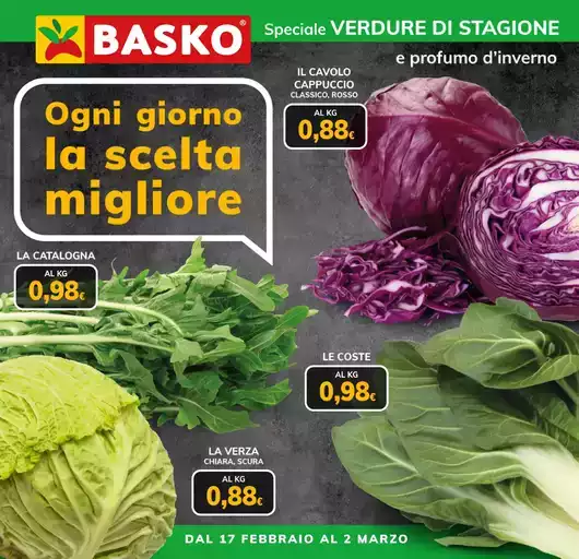 Speciale verdure di Stagione