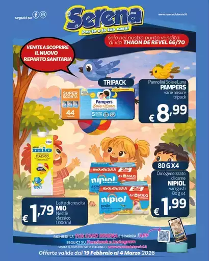 Offerte valide dal 19 febbraio al 4 marzo