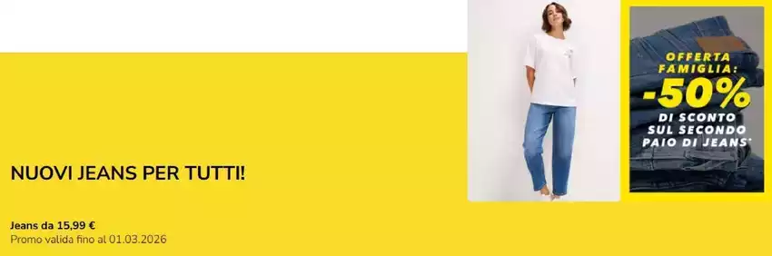 Nuovi jeans per tutti!