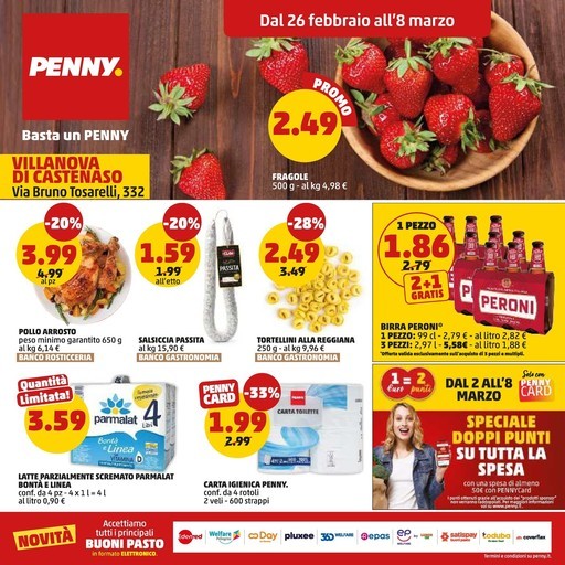 Dal 26 febbraio all'8 marzo