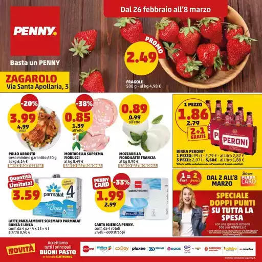 Dal 26 febbraio all'8 marzo