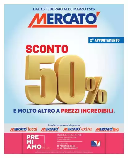 Sconto 50% Sconto 50%