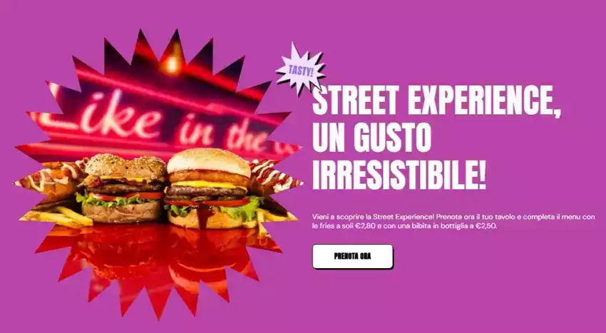 Street experience, un gusto irresistibile! Street experience, un gusto irresistibile!