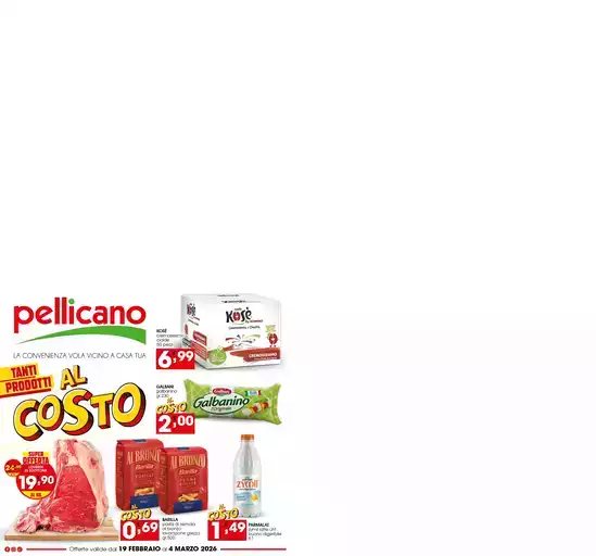 Tanti prodotti al costo