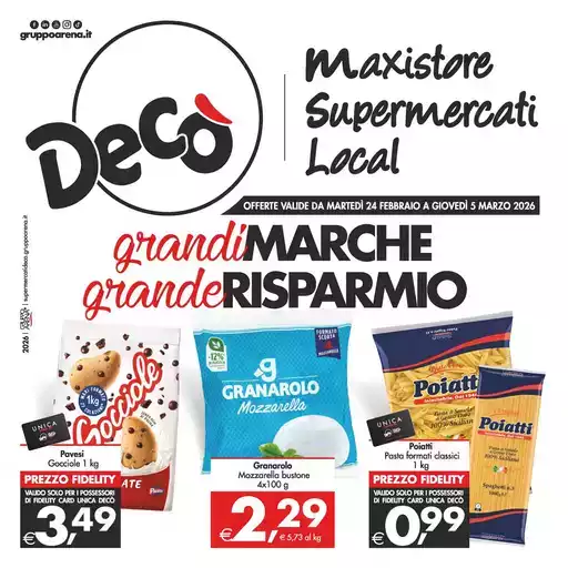 Grandi marche Grande risparmio Grandi marche Grande risparmio