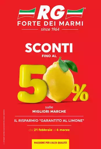 Sconti fino al 50%